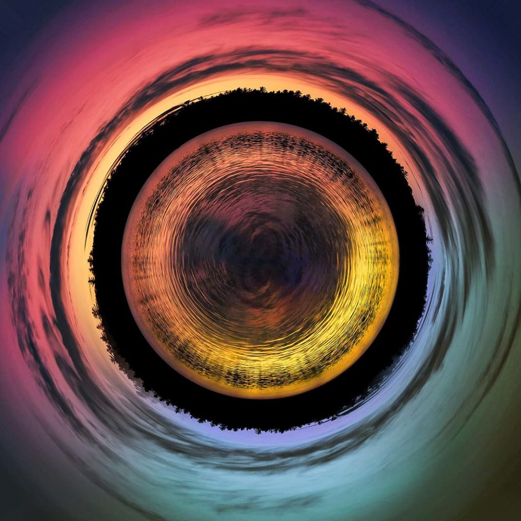 Tableau numérique Sphère 3 - Idylle