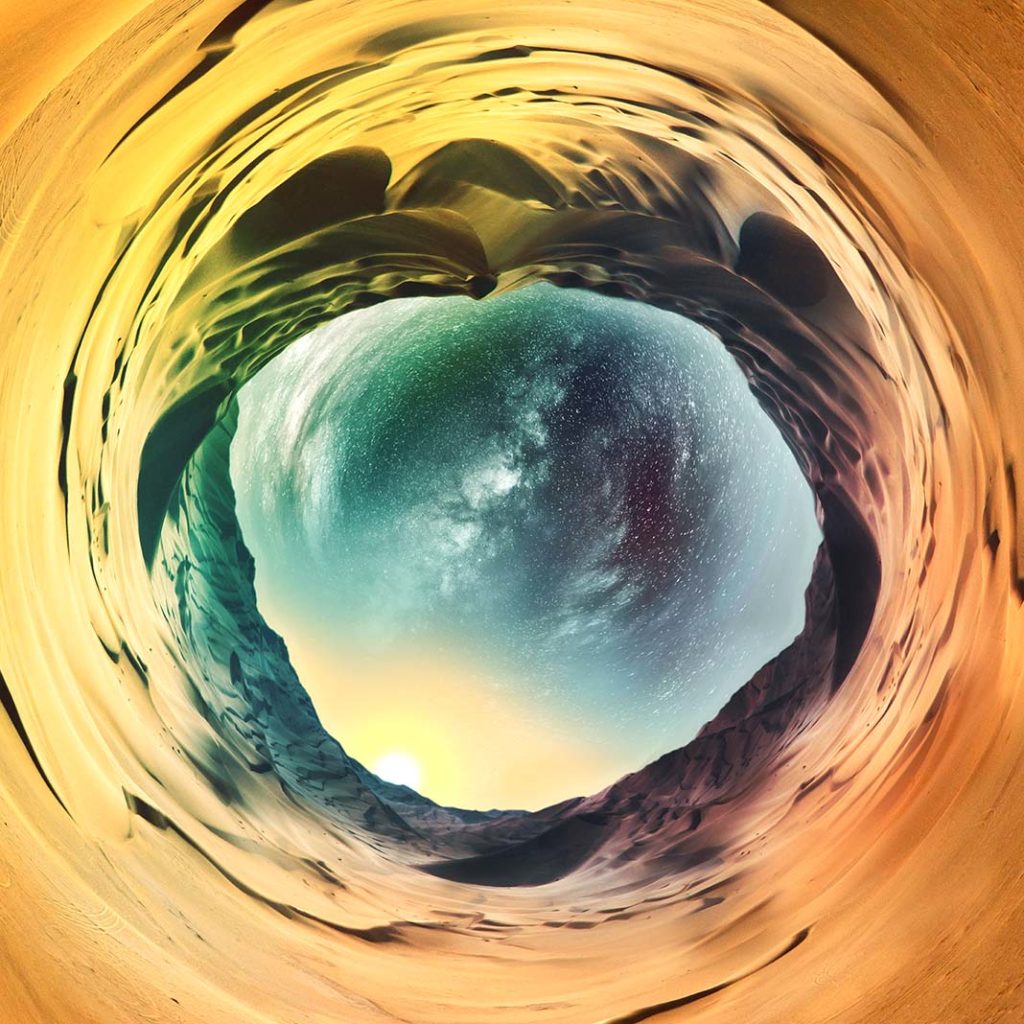 Tableau numérique Sphère 4 - Dune