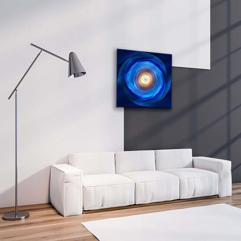 Sphère 1 - Rose Bleue – Image 2